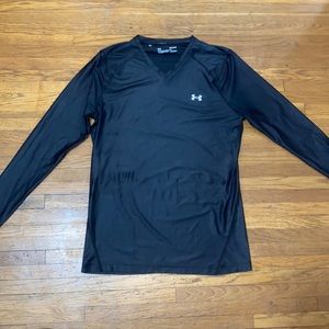 Mens under armour iso chill v neck, golf - MEDIUM